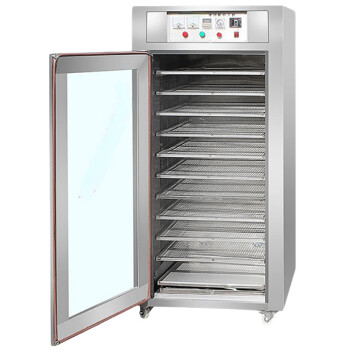 苏勒 香肠腊肠腊肉食品烘干机商用小型水果脱水机自动烘干箱大型   白色 4风机20层 