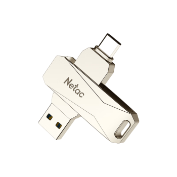朗科（Netac）64GB Type-C USB3.0 手机U盘 U782C 珍珠镍色 双接口手机电脑用