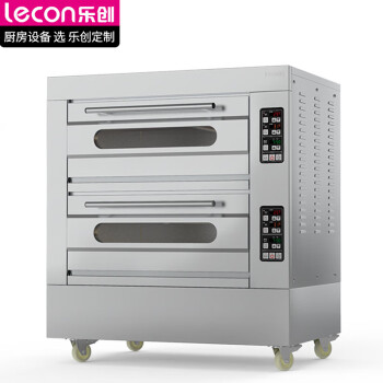 乐创（lecon）烤箱商用二层四盘 LC-GD-EBJ4D