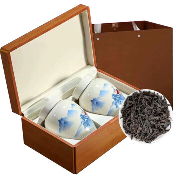 光地一级浓香型武夷山正岩茶肉桂乌龙茶新茶叶125g*2陶瓷礼盒装