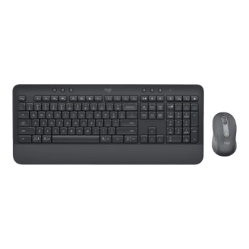 罗技（Logitech） MK650无线蓝牙键鼠套装 商务办公键鼠套装 办公鼠标键盘 全尺寸设计 商务企业专用 黑灰色