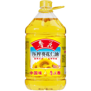 鲁花葵花仁油5L食用油物理压榨浓香 脱壳压榨