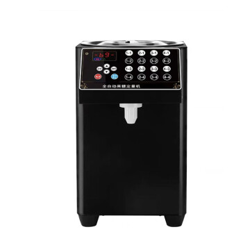 NGNLW果糖机商用 奶茶店专用设备全自动台湾16格精准果糖仪定量机   定量果糖机-黑色