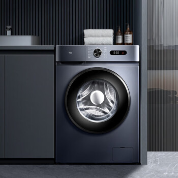 TCL全自动变频滚筒洗衣机 10KG食用级巴氏除菌 除菌率99.99%超薄洗衣机 G100L130-B