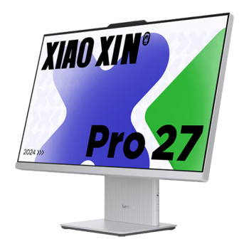 联想（Lenovo）小新Pro 27一体台式电脑27英寸2.5K高刷屏(酷睿13代i7-13620H 32G DDR5内存 1TB SSD )云影