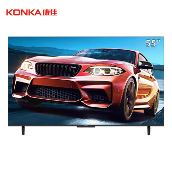 KONKA康佳 55英寸 2+32GB 120Hz高刷护眼电视 4K超清全面屏投屏 智能语音液晶平板电视机