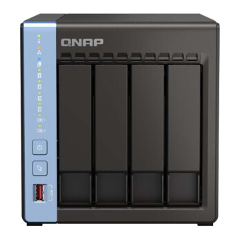威联通（QNAP）TS-464C 宇宙魔方 四核心处理器网络存储服务器内置双M.2插槽NAS（含希捷酷狼4T*2）