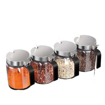 拜杰调料盒调料瓶油壶9件套装调料置物架盐罐调料罐厨房调味盒调味罐