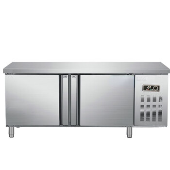 TYXKJ  冷冻冷藏操作台冰柜厨房不锈钢冰箱案板平冷工作台商用奶茶店冷柜   冷藏冷冻  180x80x80cm