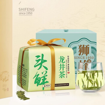 狮峰牌龙井茶头采特级纸包200g 特级龙井茶叶头采正宗绿茶春茶
