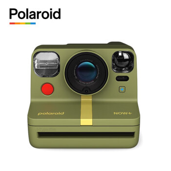 Polaroid 宝丽来 Now+Gen2 一次即时成像拍立得 多滤镜复古相机 生日礼物送男女友 绿色 官方标配