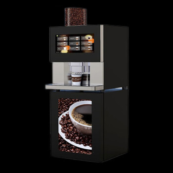 世雅无人售卖机现磨奶泡系统咖啡机家用商用办公室多功能意式扫码支付 立式扫码(17寸显示屏 307A)