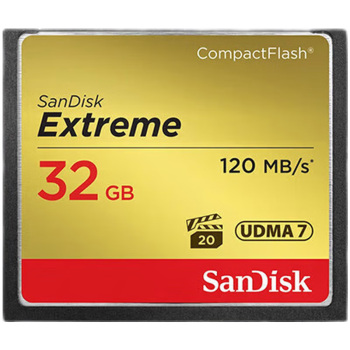 闪迪（SanDisk）CF（CompactFlash）存储卡 中高端单反相机内存卡 UDMA7 至尊极速版 读速120MB/s 64GB