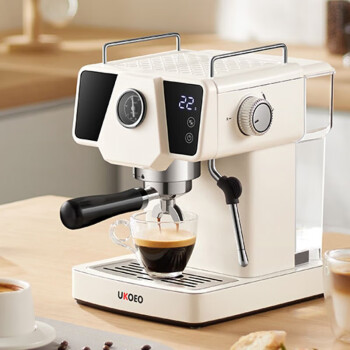 UKOEO高比克 熊猫小K咖啡机家用意式浓缩小型半自动蒸汽打奶泡机