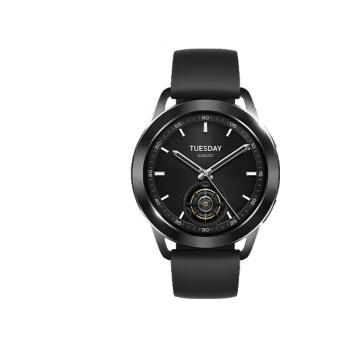 小米（MI）Xiaomi Watch S3 47mm 黑色 睡眠检测 SU7钥匙 心率监测 智能手环 智能运动手表