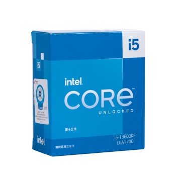 英特尔（Intel） i5-13600KF 台式机盒装CPU【14核20线程】酷睿13代 睿频至高可达5.1Ghz