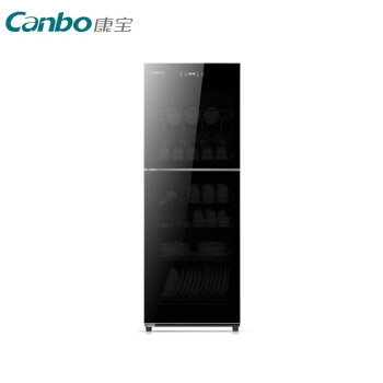 康宝（Canbo）消毒柜XDZ390-C4 家用立式双门上下分层大容量消毒碗柜 智能触摸屏商用一星级 390L 丨XDZ390-C4