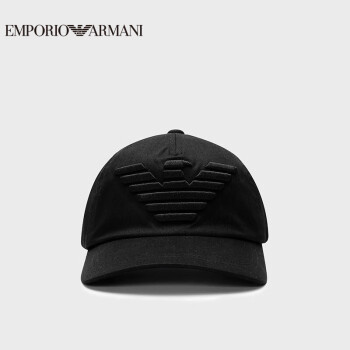 阿玛尼EMPORIO ARMANI【礼物】EA男士简约鹰标标识棒球帽