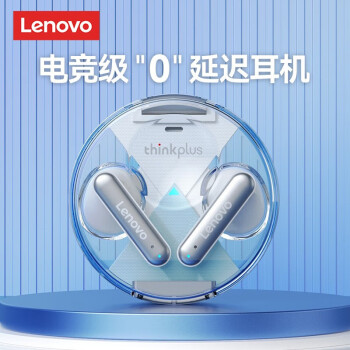 联想（Lenovo）lp-10白 真无线蓝牙耳机 半入耳式运动音乐游戏低延迟通话降噪 通用华为苹果小米手机thinkplus