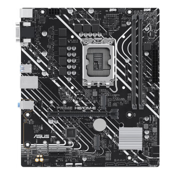 华硕（ASUS）PRIME H610M-E 主板 支持DDR5 CPU G6900/12400F/12100F/13100F（Intel H610/LGA 1700）