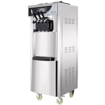 欧斯若冰淇淋机商用小型雪糕机全自动圣代甜筒机立式软质冰激凌机器   898-不锈钢色 