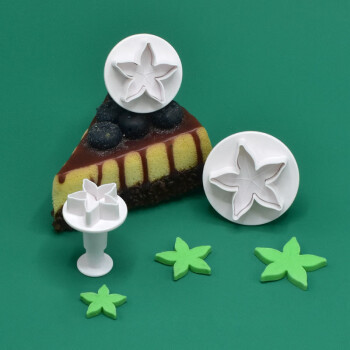 畅宝森烘焙饼干模具diy压花模具五瓣花弹簧模/件 8件起售BC02