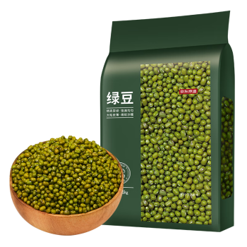 京东京造东北绿豆1kg 可发芽豆浆