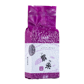 玺丰收 紫米400g/袋 精选优质紫糯米 五谷杂粮粗粮 真空包装 2袋起售