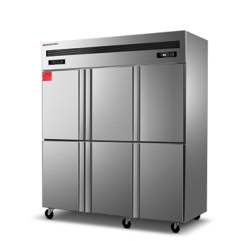 德玛仕（DEMASHI ）商用六门冰柜立式大容量冰箱雪柜保鲜柜KCD1.6L6-2W 双温（冷藏+冷冻）