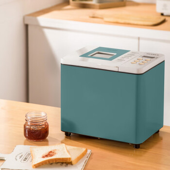 柏翠（petrus）全自动面包机双管烘烤冰淇淋多种菜单 家用烤面包机PE6680