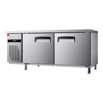 德玛仕(DEMASHI) 风冷无霜保鲜冷藏工作台 厨房卧式不锈钢操作台冰柜 纯铜管平冷工作台 1.8米全冷冻