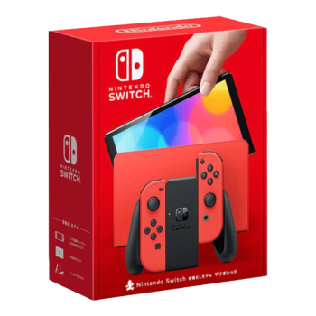 Nintendo Switch任天堂（Nintendo） Switch NS掌上游戏机 OLED主机 日版马里奥大红色 便携家用体感掌机