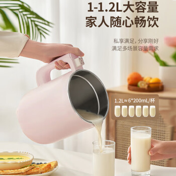 九阳（Joyoung）豆浆机1.2L破壁免滤 预约时间家用多功能2-3人食破壁榨汁机料理机DJ12A-D2190 ds