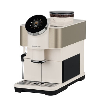 咖博士咖啡机全自动意式研磨一体机半自动小型一键萃取美式H1 白色