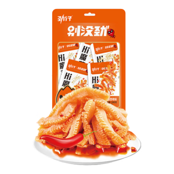 劲仔即食素毛肚休闲零食品魔芋爽 香辣味 8g*30包