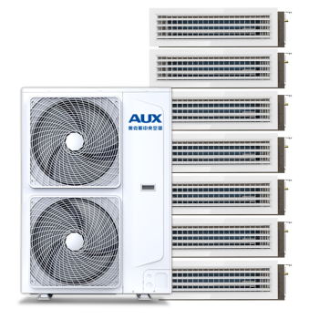 奥克斯（AUX）中央空调8匹一拖七风管机 家用多联机 全直流变频能效包安装嵌入式空调DLR-224W5/DCJ1S-JM