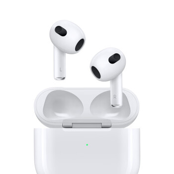 Apple苹果 AirPods （第三代）蓝牙耳机airpods 3主动降噪iPhone原装运动耳机 NY3【闪电充电盒】耳机