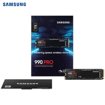 三星（SAMSUNG） 980PRO/970EVO SSD固态硬盘笔记本台式机电脑 M.2 NVMe 990PRO 1T｜NVMe PCIe 4.0