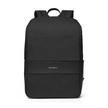 新秀丽（SAMSONITE）简约时尚双肩电脑包15.6英寸笔记本通勤背包TQ3*09003黑色