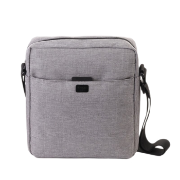 乐上（LEXON）单肩包男斜挎包苹果IPAD电脑包平板电脑保护套时尚休闲背包浅灰色