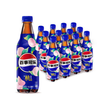 百事可乐 Pepsi 太汽系列 白桃乌龙味  汽水 碳酸饮料整箱 500ml*12瓶