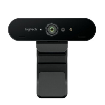 罗技4K超高清网络直播摄像头 广角视频电脑笔记本摄像头内置麦克风 C1000e 黑色 商用