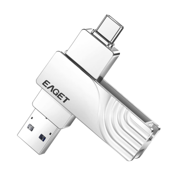 忆捷（EAGET）64GB Type-C USB3.2手机U盘CF30双接口大容量手机电脑两用高速OTG学生办公移动系统车载优盘