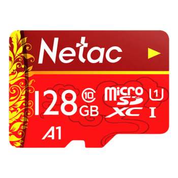 朗科（Netac）128GB TF（MicroSD）存储卡 A1 U1 C10 经典国风版 读速100MB/s 行车记录仪&手机专用内存卡