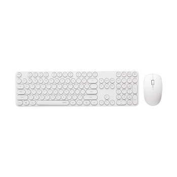 雷柏（Rapoo） X260S 键鼠套装 无线键鼠套装 办公键盘鼠标套装 电脑键盘 笔记本键盘 白色