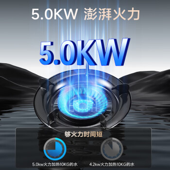 顾家（Gujia）燃气灶单灶煤气灶家用台式不锈钢5.0KW大火力猛火节能单眼炉具JZY-DT1（液化气）