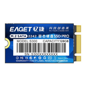 忆捷（EAGET） S300 SSD固态硬盘 M.2 NGFF SATAIII接口 1T（单位：个）\t