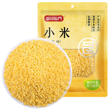 富昌 小米 东北特产农家黄小米粗粮小米粥500g*1袋 DP