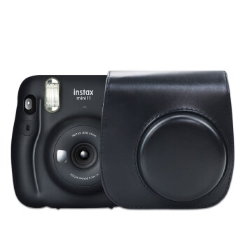 Fly-Leaf菲碧拍立得纯色mini11/8/9相机包摄影包 可单肩斜跨相机 照片收纳包 黑色