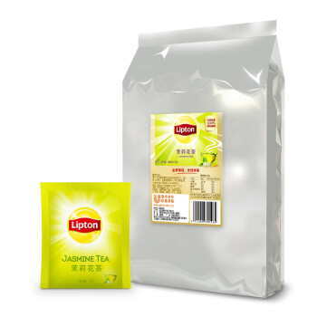 立顿独立小袋包装茶叶E80 茉莉花茶2g*80包/盒 办公高端商用茶包